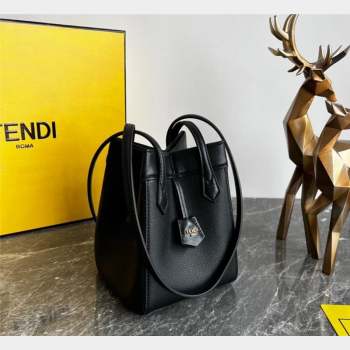 Fendi Origami Mini Bag in Black Leather that can be transformed 2023 (AF-231021077)