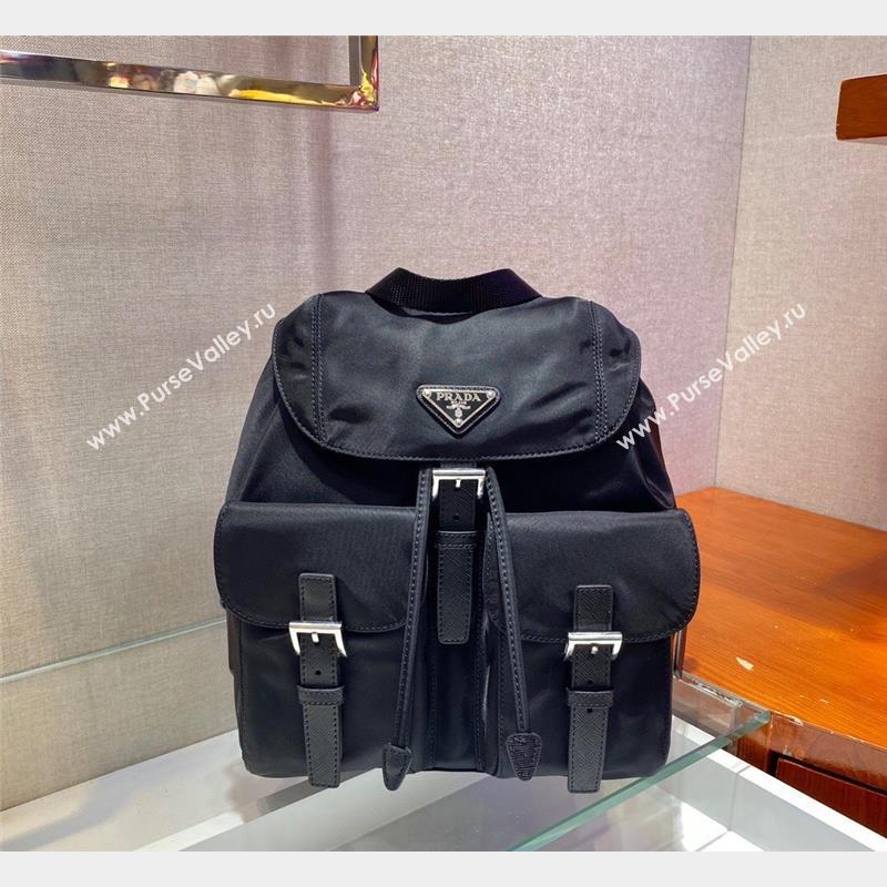 Prada Small Nylon Backpack 1BZ677 Black 2023 (YZ-231023017)