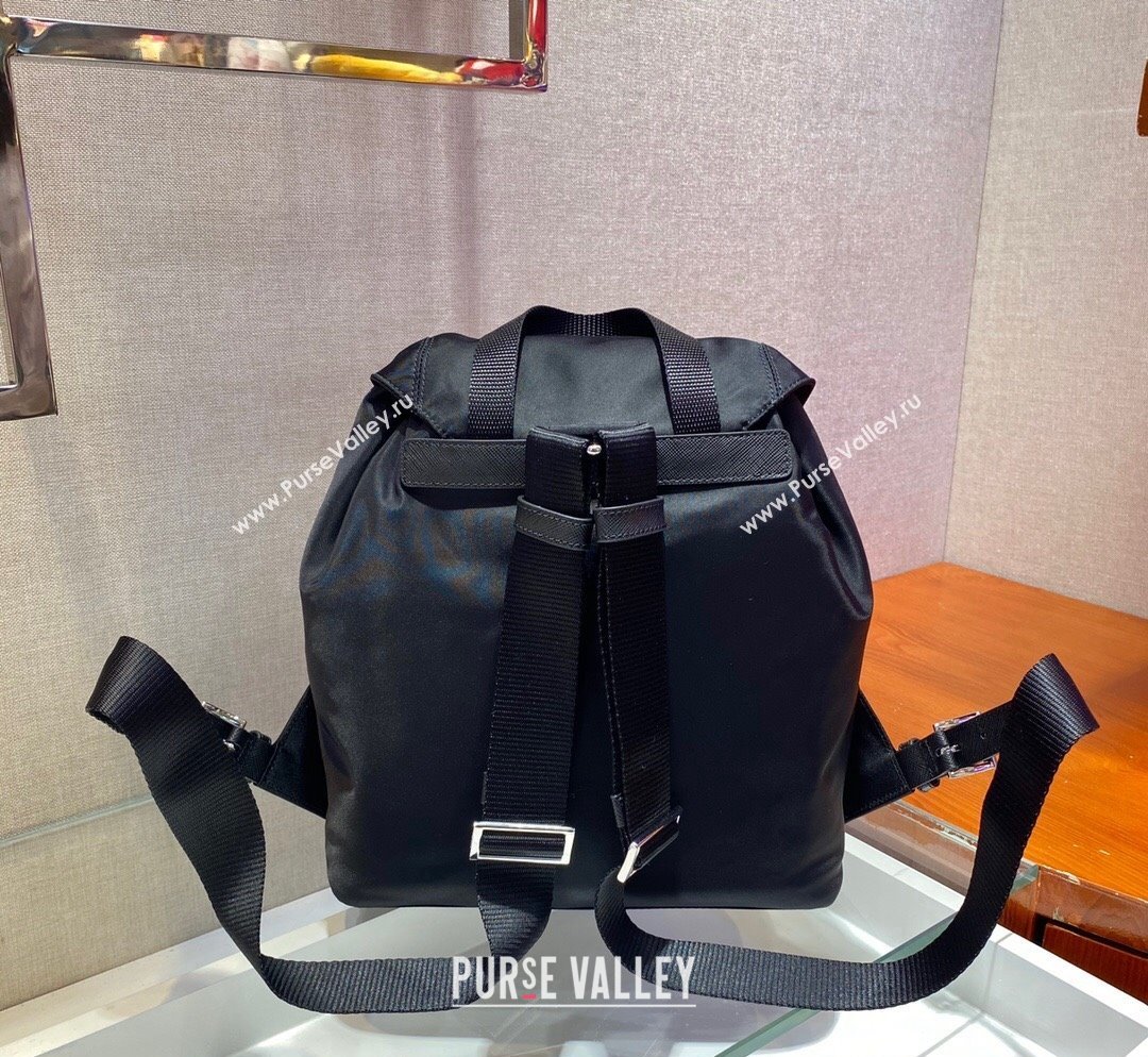 Prada Small Nylon Backpack 1BZ677 Black 2023 (YZ-231023017)