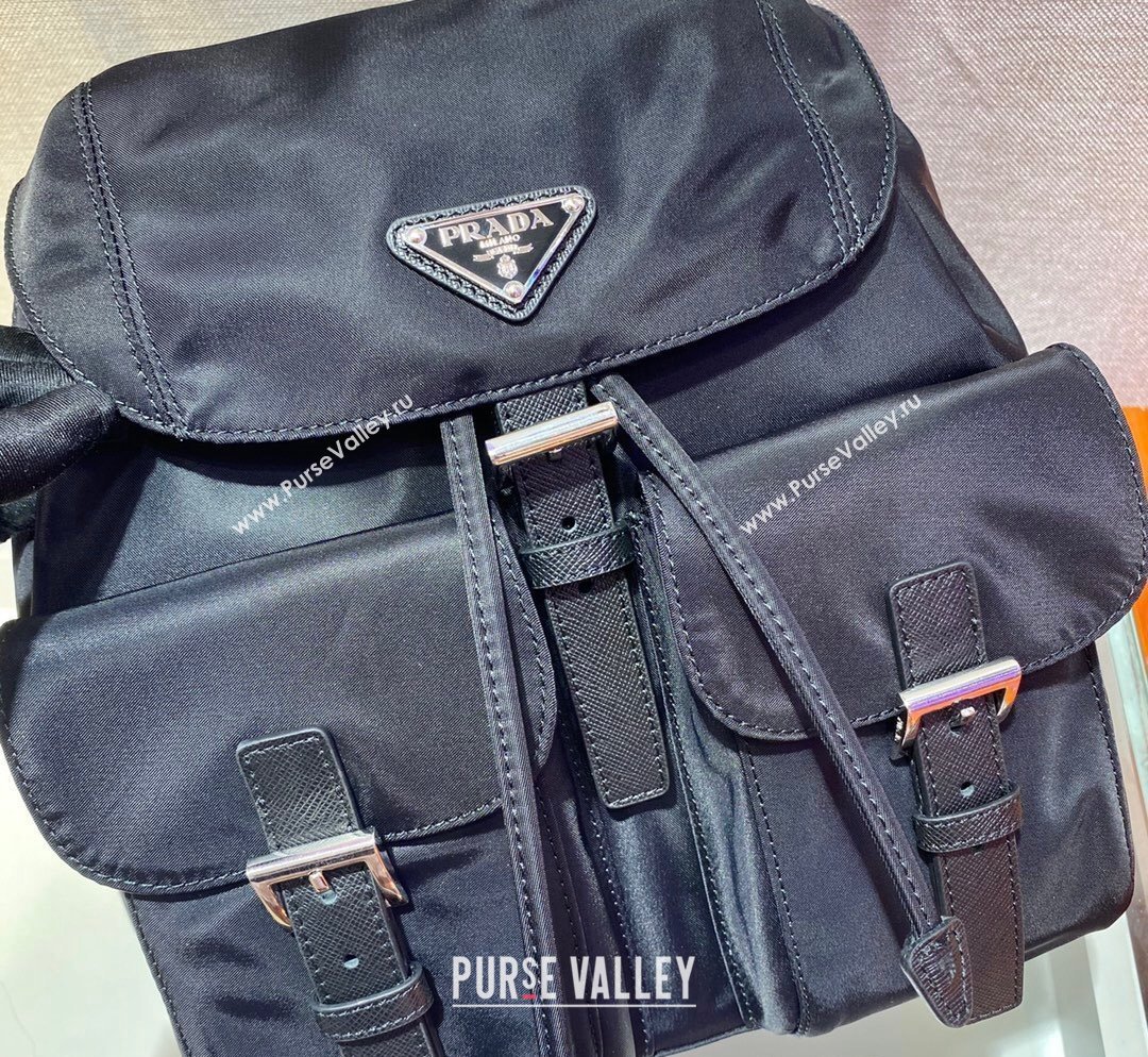 Prada Small Nylon Backpack 1BZ677 Black 2023 (YZ-231023017)