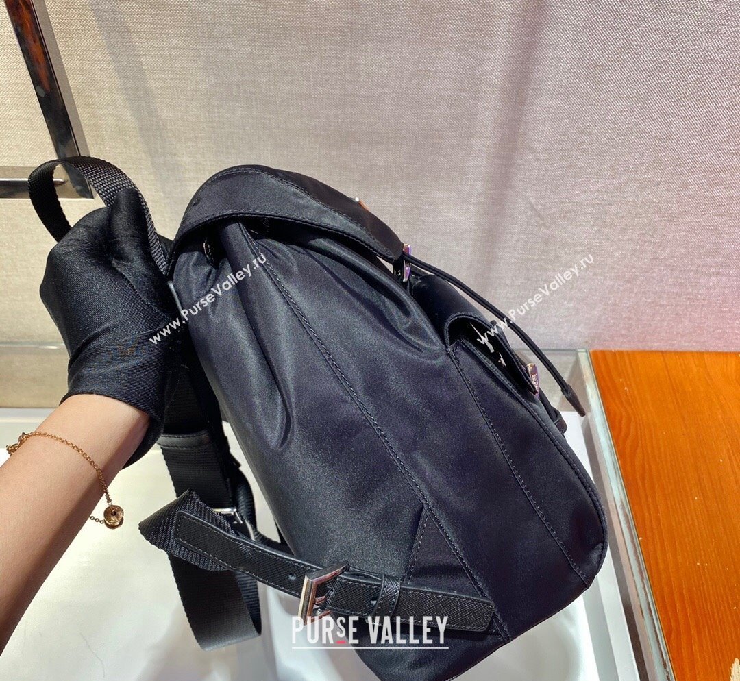 Prada Small Nylon Backpack 1BZ677 Black 2023 (YZ-231023017)