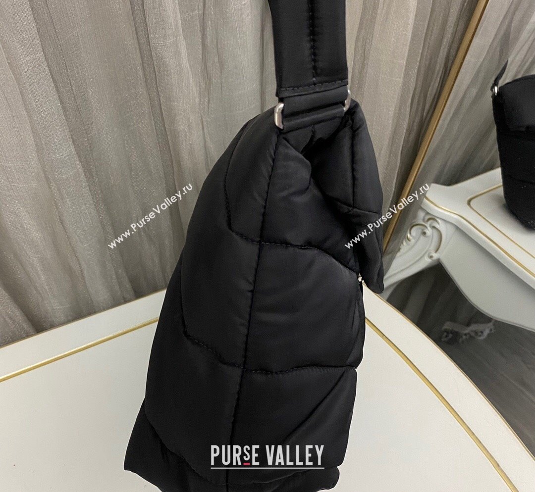 Saint Laurent Puffer Messenger Bag in Nylon Black 733630 2023 (nana-231023057)