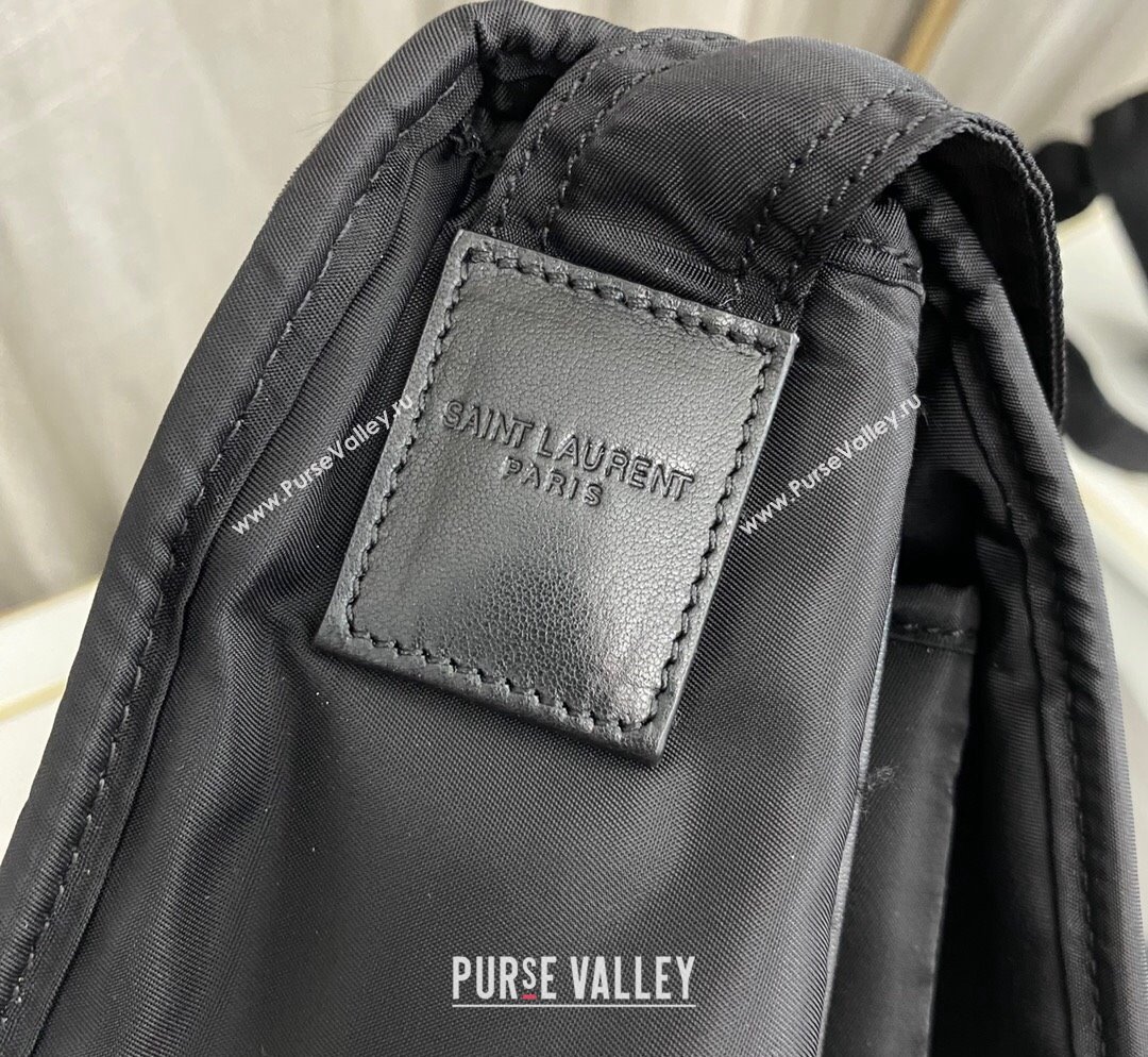 Saint Laurent Niki Messenger Bag in Nylon bag Black 757146 2023 (nana-231023058)