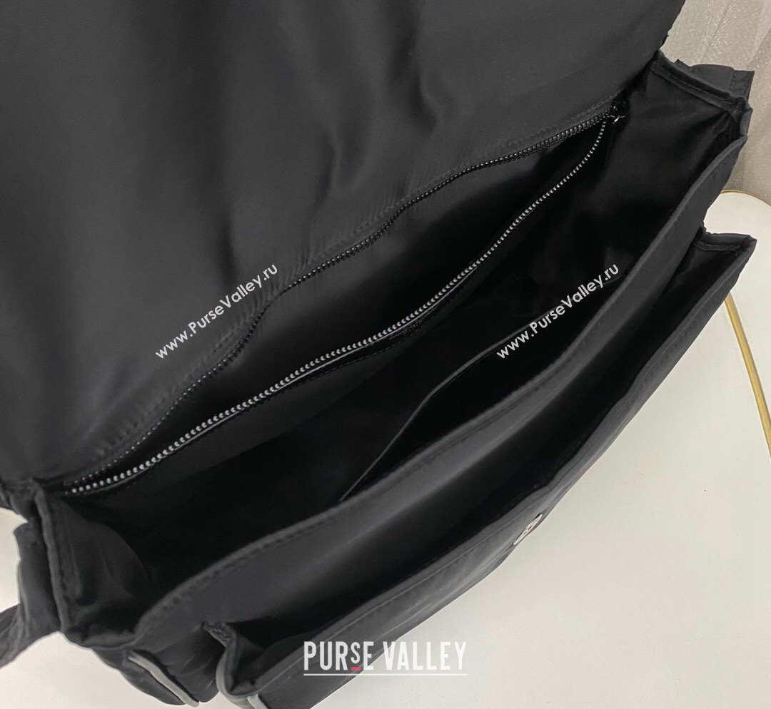 Saint Laurent Niki Messenger Bag in Nylon bag Black 757146 2023 (nana-231023058)