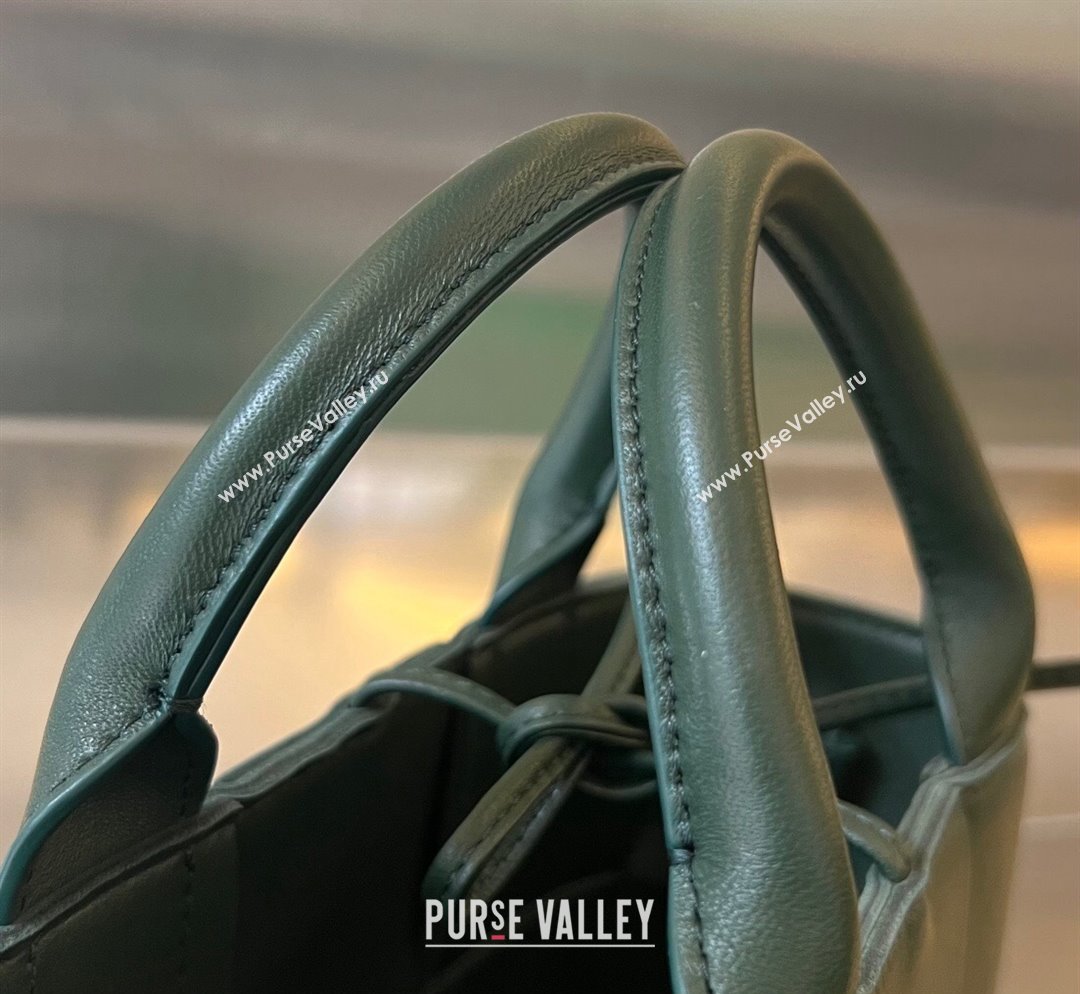 Bottega Veneta Candy Arco Tote Bag in Intreccio Lambskin Raintree Green 2023 729029 (MS-231023093)