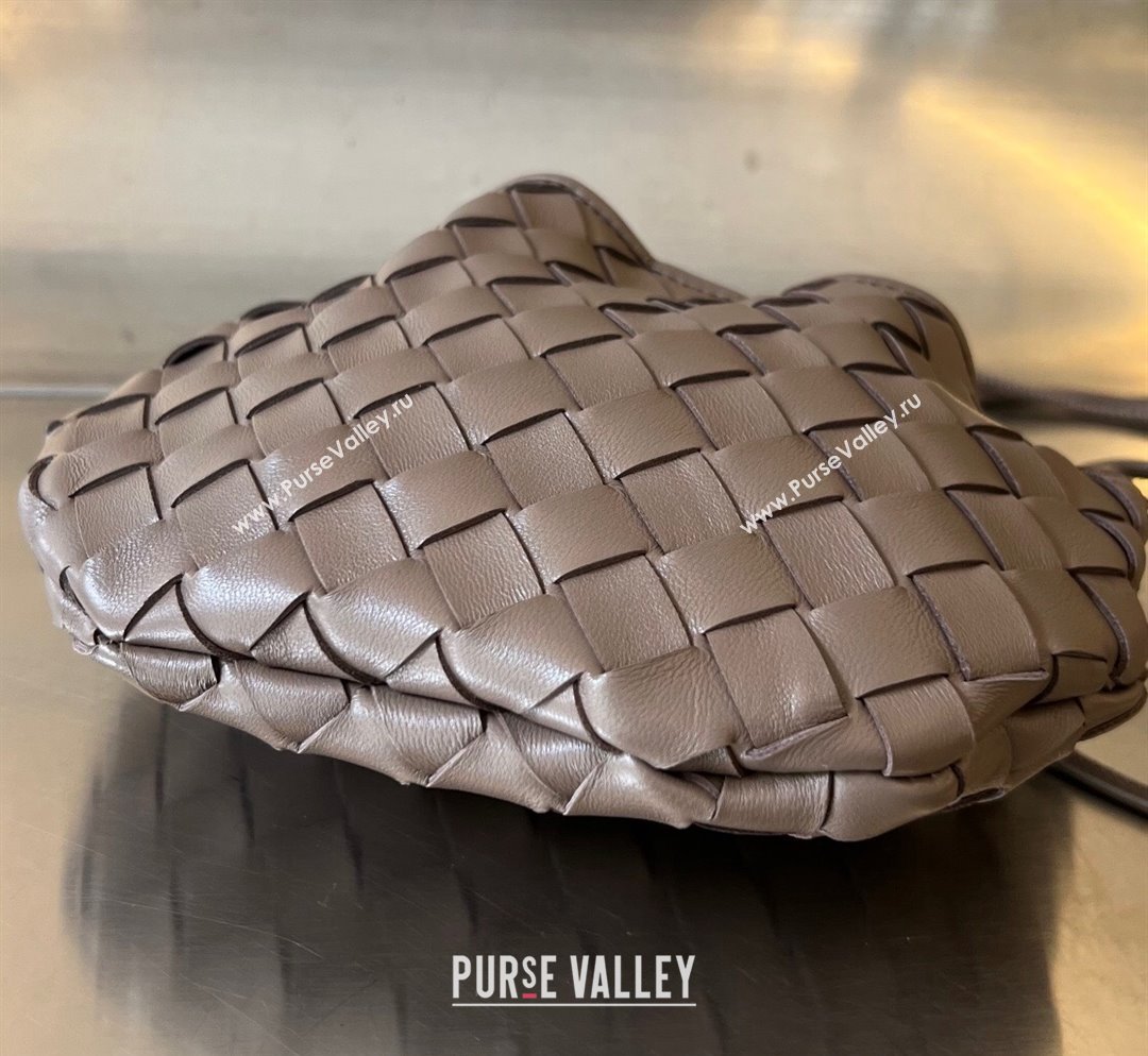 Bottega Veneta Mini Sardine Bag in Intrecciato Leather Khaki 2023 744267 (WT-231023106)