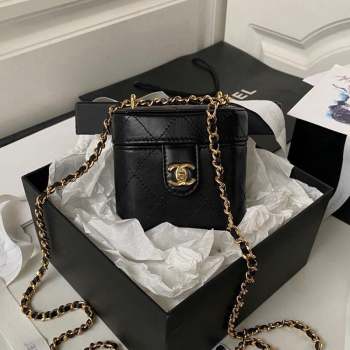 Chanel Lambskin Clutch with Chain AP3459 Black 2023 (yezi-231020017)