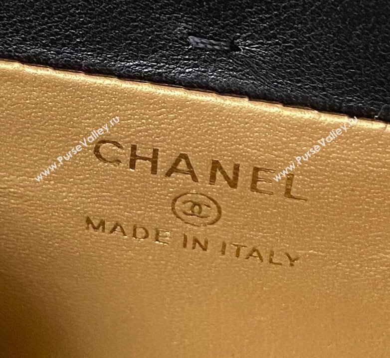 Chanel Lambskin Clutch with Chain AP3459 Black 2023 (yezi-231020017)