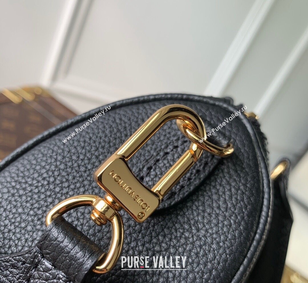 Louis Vuitton Nano Speedy Bag in Black Monogram Empreinte Leather with Studs M46745 2023 (KI-231020091)