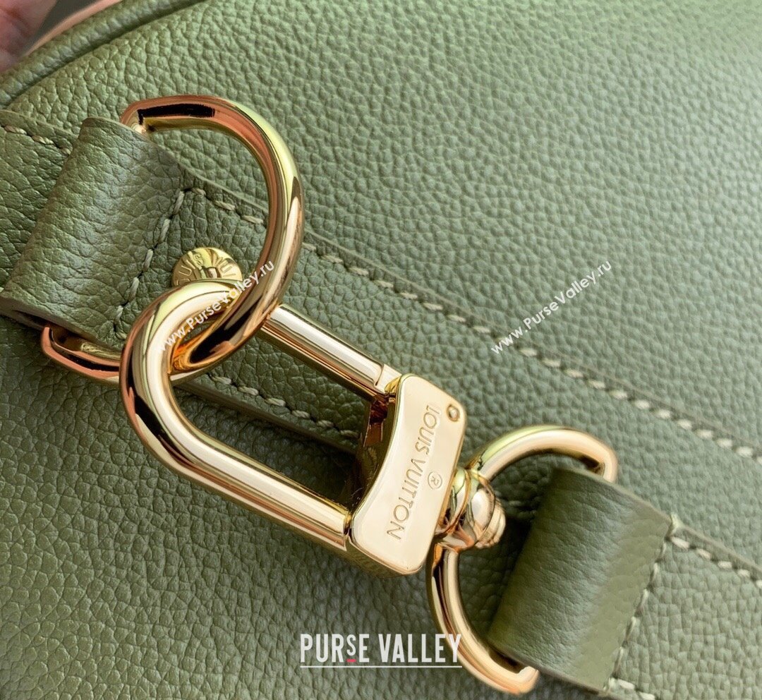 Louis Vuitton Keepall Bandouliere 45 Bag in Monogram Empreinte Leather M46671 Green White 2023 (KI-231020092)