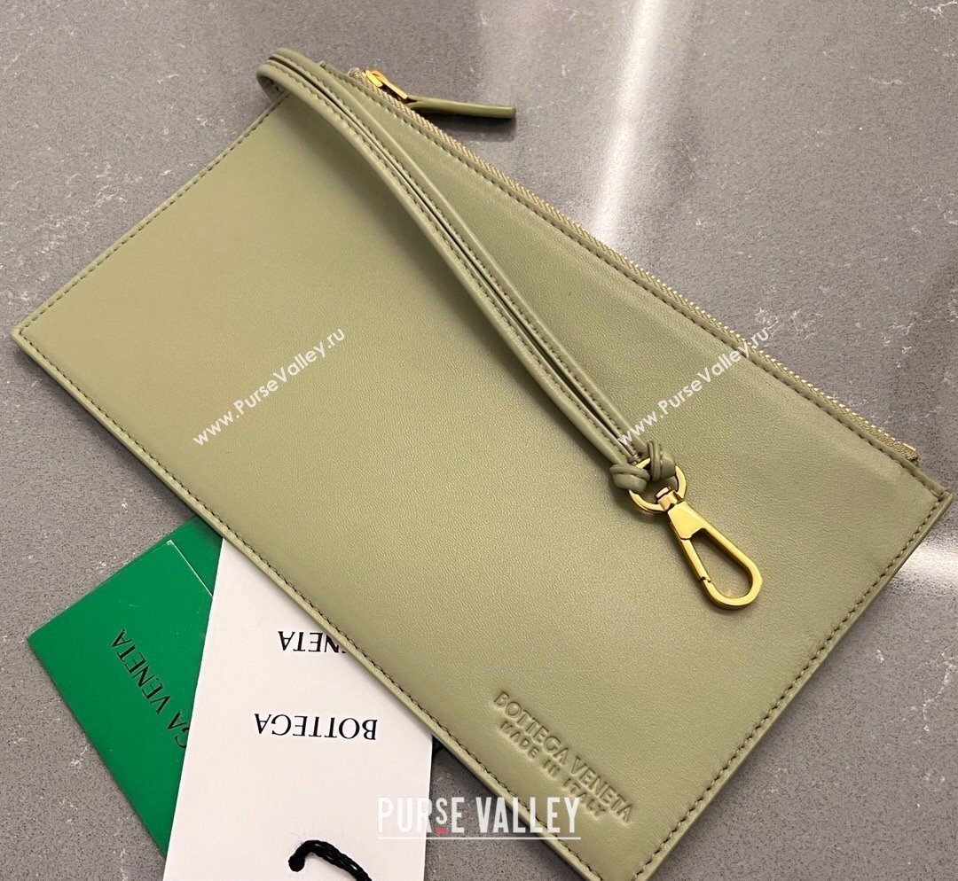 Bottega Veneta Large Cabat Tote Bag in Intreccio Leather Travetine Green 2023 608811 (WT-231023077)