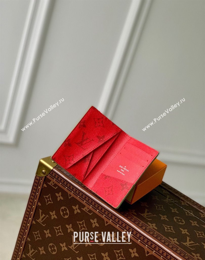 Louis Vuitton Pocket Organizer Wallet in Khaki Green Monogram M82797 2023 (KI-231031065)