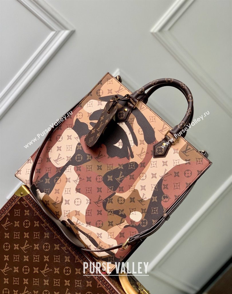 Louis Vuitton FACE Mens Sac Plat NV Tote Bag M46679 Brown 2023 (KI-231031079)