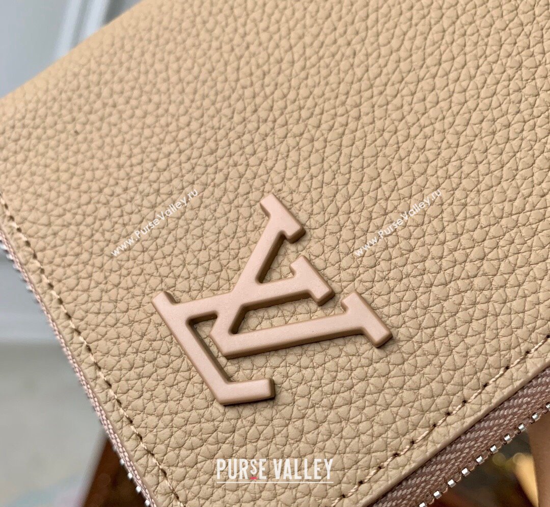 Louis Vuitton Brazza Wallet in Calf Leather M81810 Beige 2023 (KI-231031080)