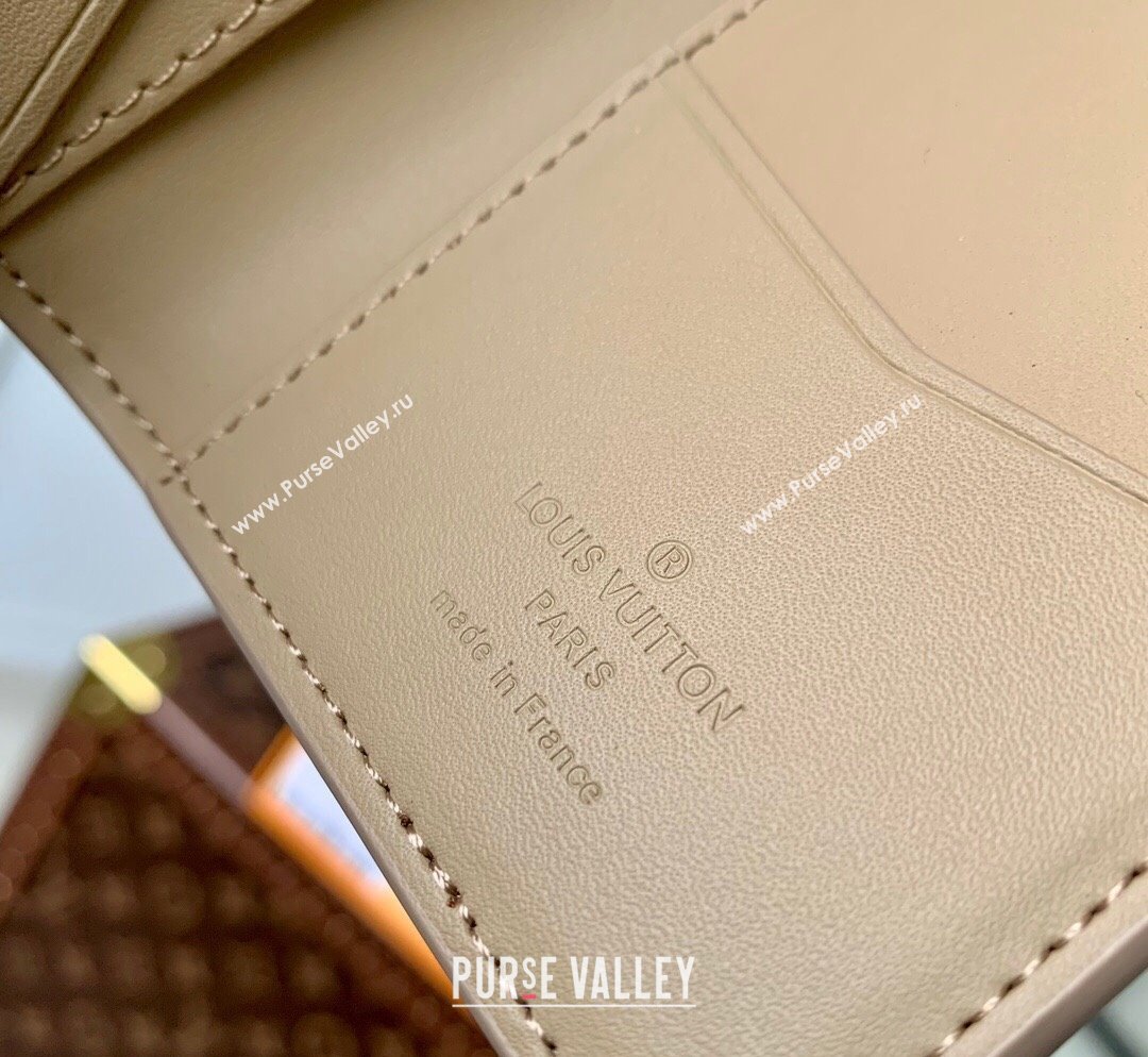 Louis Vuitton Pocket Organizer Wallet in Calf Leather M81730 Beige 2023 (KI-231031084)