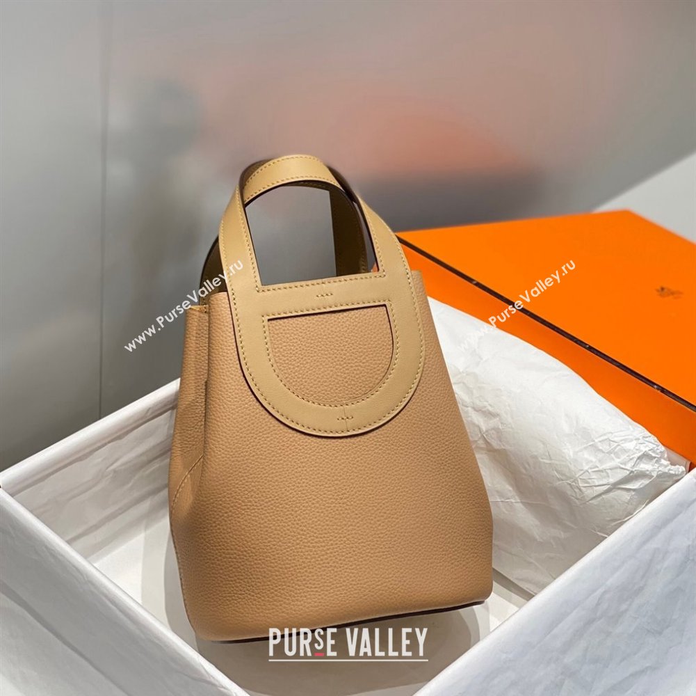 Hermes In-The-Loop Mini Bag 18cm in Original Calf Leather Milky Tea Beige 2023 (FL-231101041)