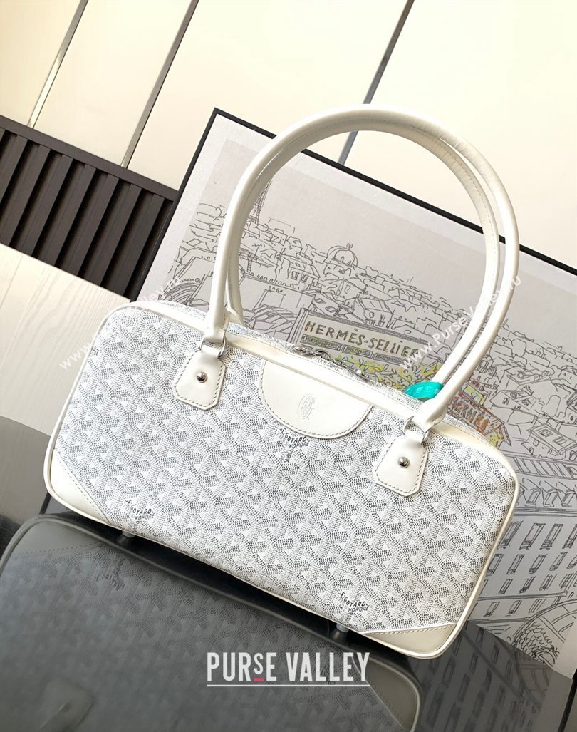 Goyard Vintage Shoulder Bag White 2023 GY8035 (ZHANG-231101011)