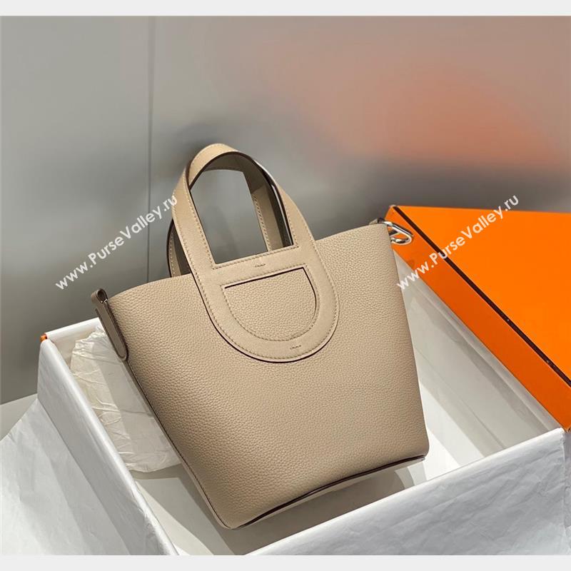 Hermes In-The-Loop Mini Bag 18cm in Original Calf Leather Dove Grey 2023 (FL-231101045)