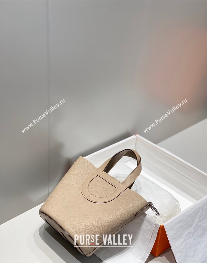 Hermes In-The-Loop Mini Bag 18cm in Original Calf Leather Dove Grey 2023 (FL-231101045)