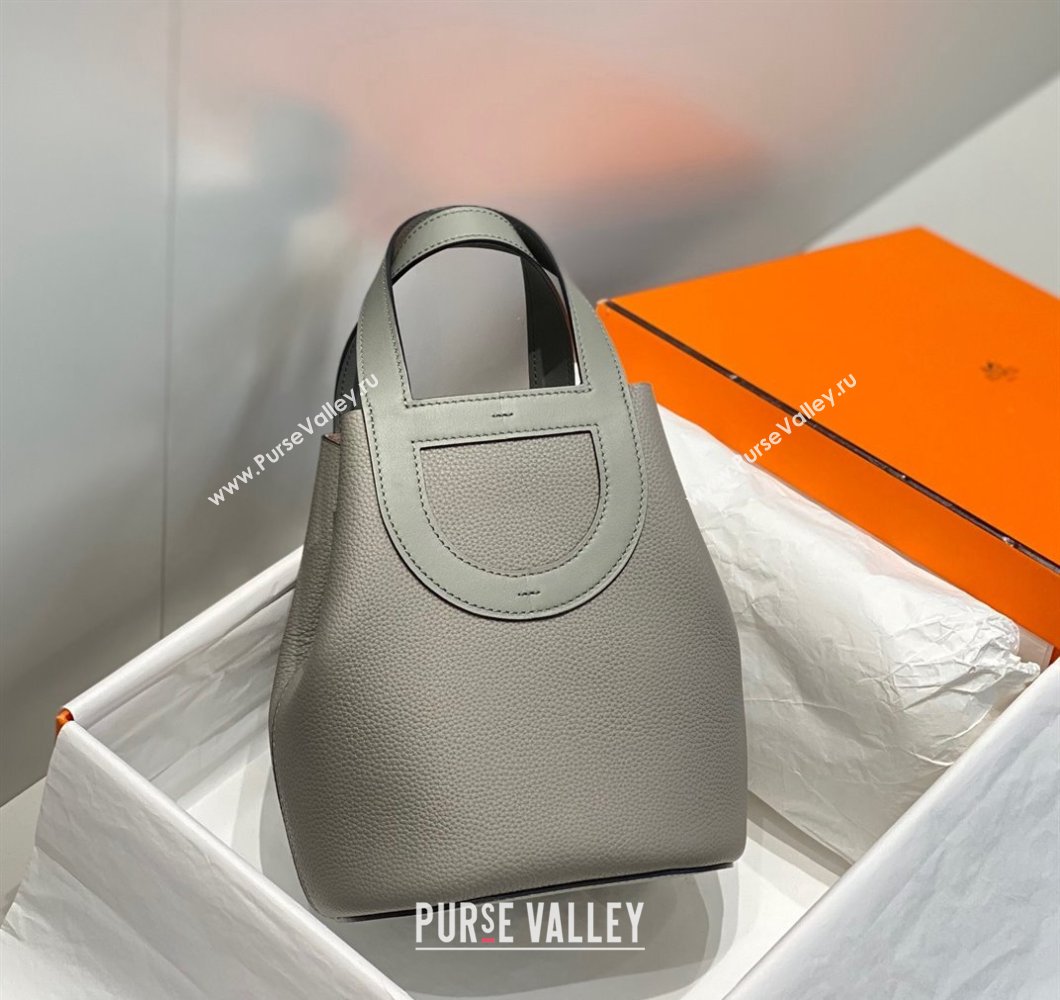 Hermes In-The-Loop Mini Bag 18cm in Original Calf Leather Cloud Grey 2023 (FL-231101046)