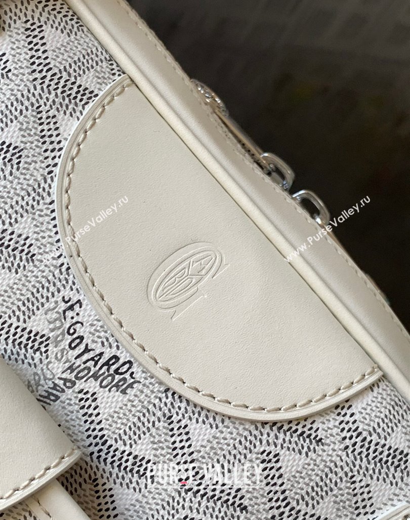 Goyard Vintage Shoulder Bag White 2023 GY8035 (ZHANG-231101011)