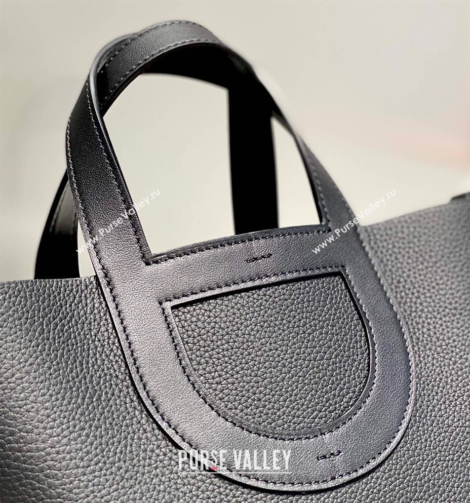 Hermes In-The-Loop Mini Bag 18cm in Original Calf Leather Black/Silver 2023 (FL-231101047)