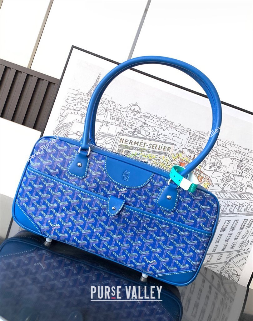 Goyard Vintage Shoulder Bag Sky Blue 2023 GY8035 (ZHANG-231101013)