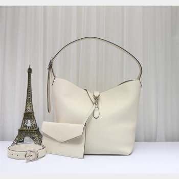 Gucci Jackie 1961 Leather Shoulder Bag 763103 White 2023 (DLH-231101091)