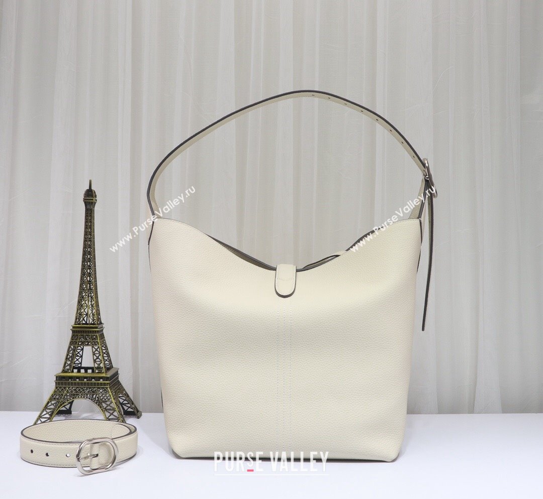 Gucci Jackie 1961 Leather Shoulder Bag 763103 White 2023 (DLH-231101091)