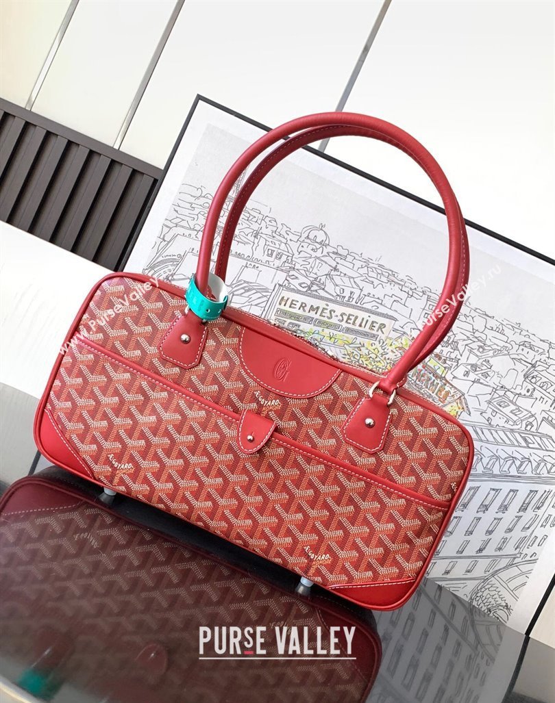 Goyard Vintage Shoulder Bag Red 2023 GY8035 (ZHANG-231101017)