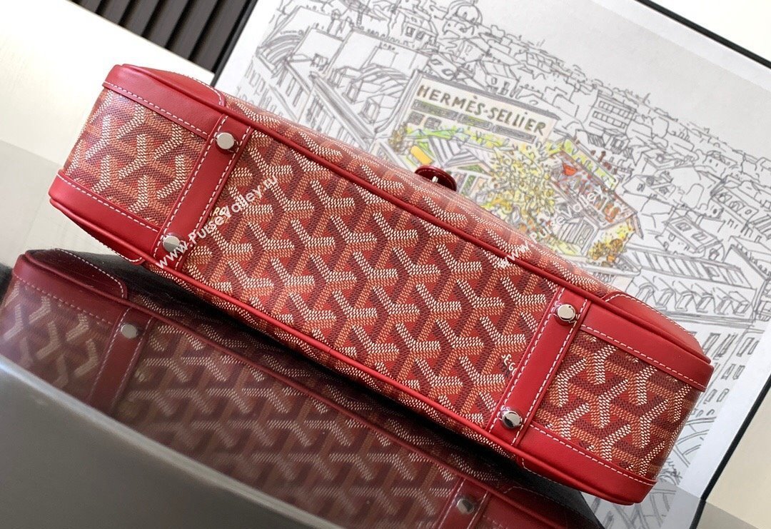 Goyard Vintage Shoulder Bag Red 2023 GY8035 (ZHANG-231101017)