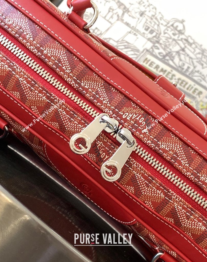 Goyard Vintage Shoulder Bag Red 2023 GY8035 (ZHANG-231101017)