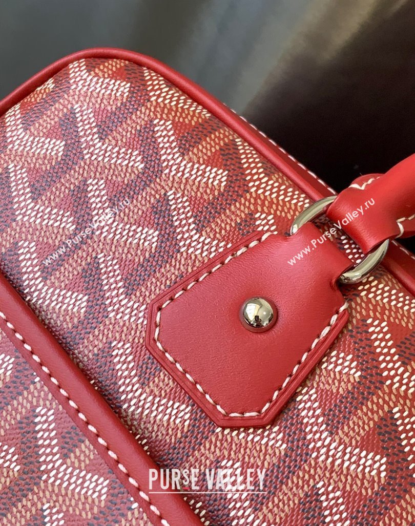 Goyard Vintage Shoulder Bag Red 2023 GY8035 (ZHANG-231101017)