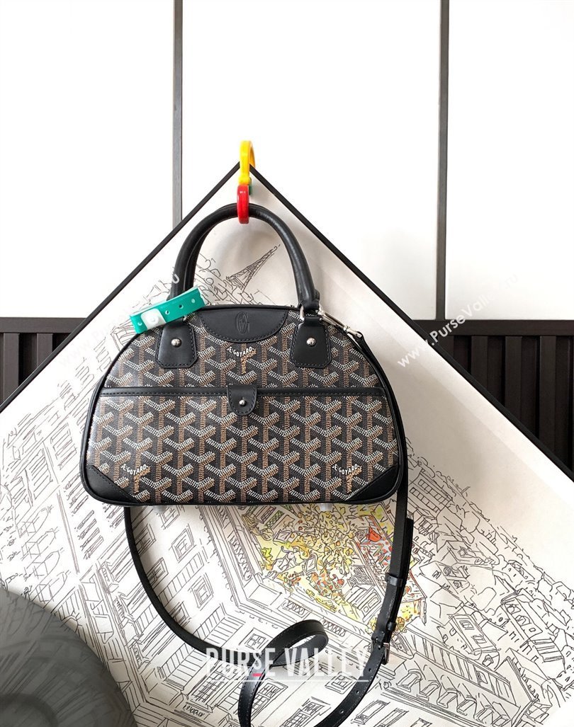 Goyard Vintage Bowling Bag Black 2023 GY8036 (ZHANG-231101020)