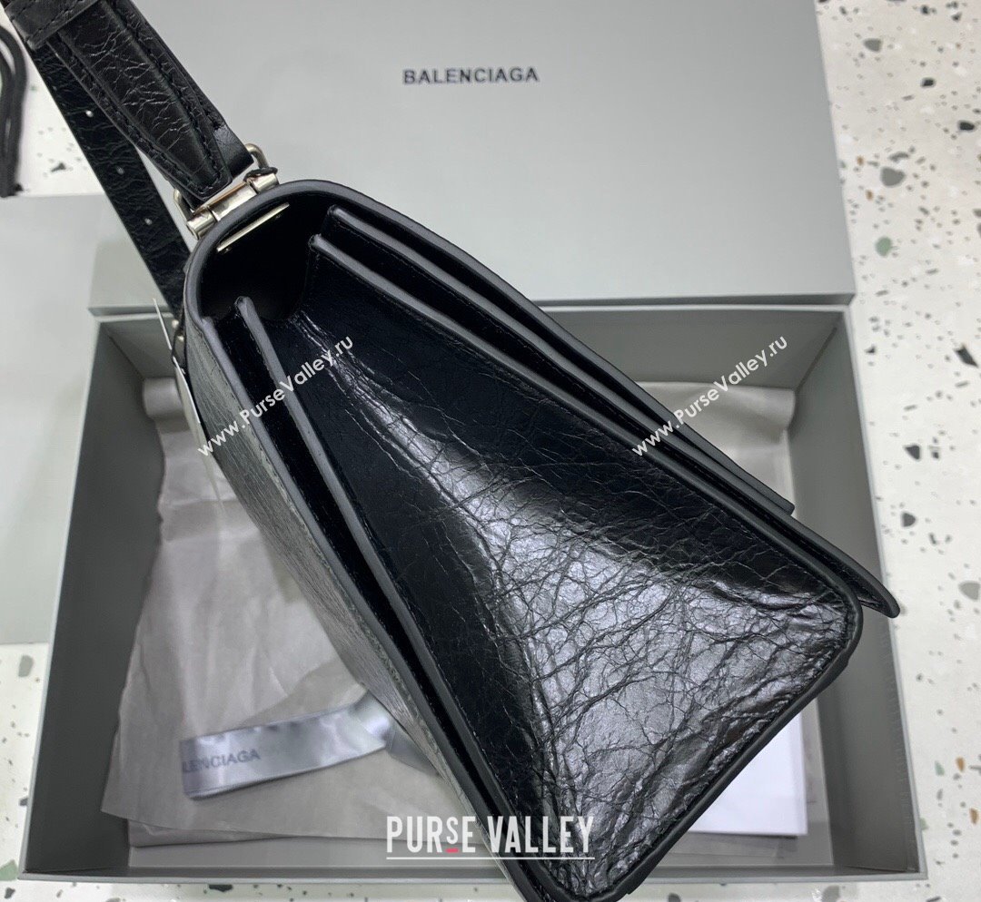 Balenciaga Crush Medium Sling Bag in calfskin and aged-silver hardware 2023 (JM-231102027)