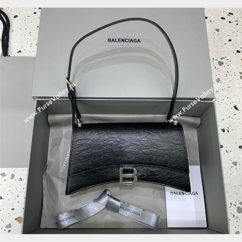 Balenciaga Crush Small Sling Bag in calfskin and aged-silver hardware 2023 (JM-231102028)