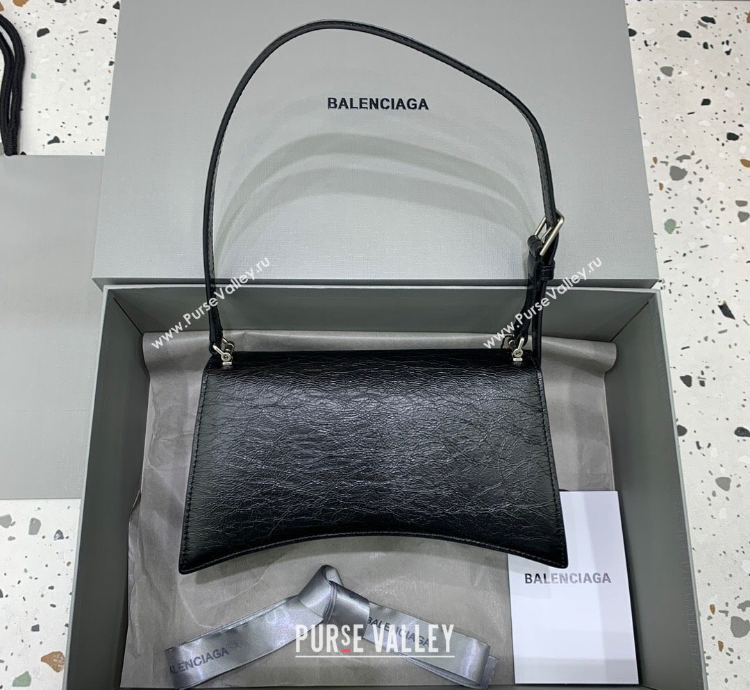 Balenciaga Crush Small Sling Bag in calfskin and aged-silver hardware 2023 (JM-231102028)