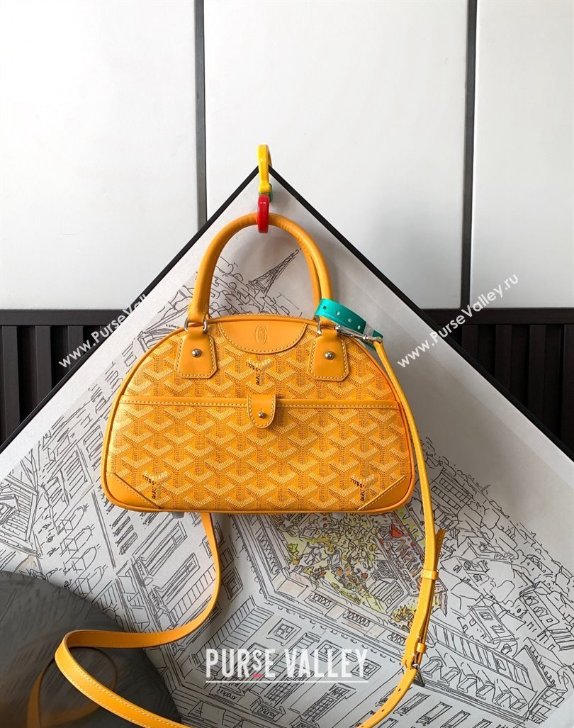 Goyard Vintage Bowling Bag Yellow 2023 GY8036 (ZHANG-231101024)