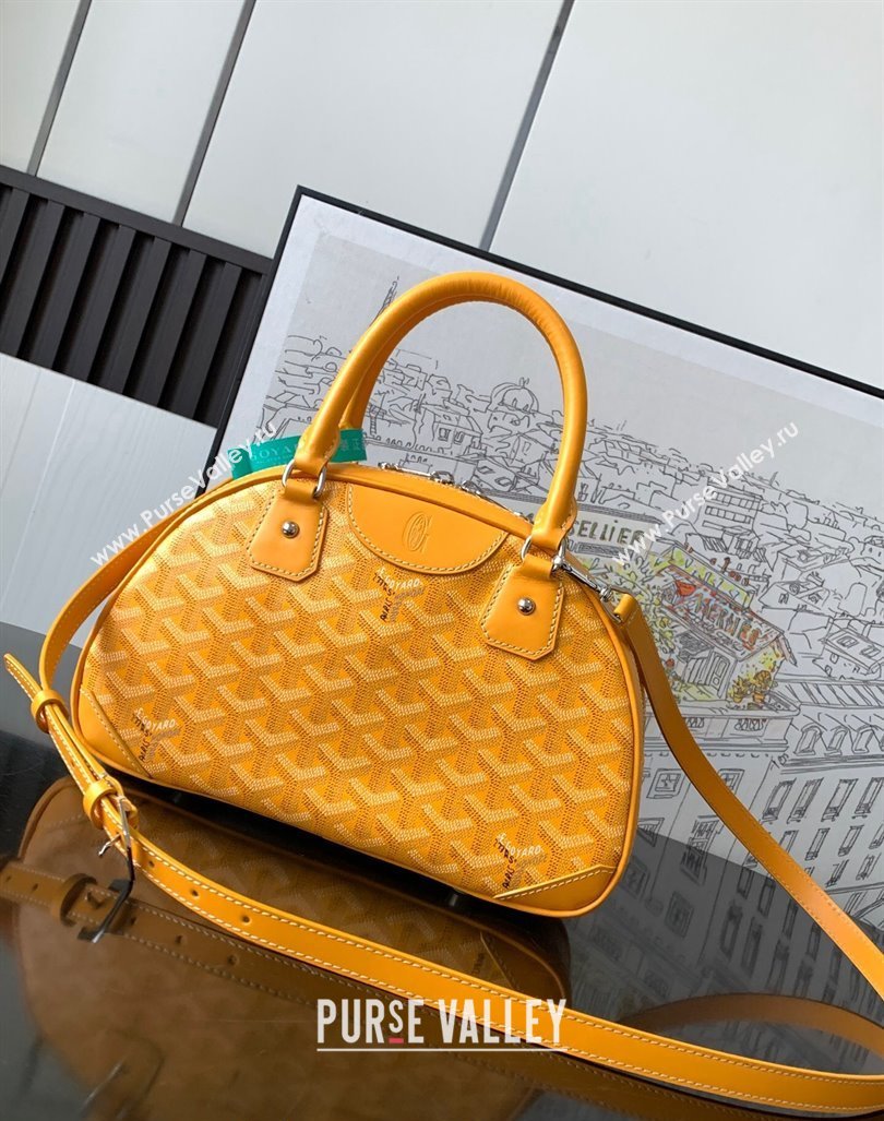 Goyard Vintage Bowling Bag Yellow 2023 GY8036 (ZHANG-231101024)