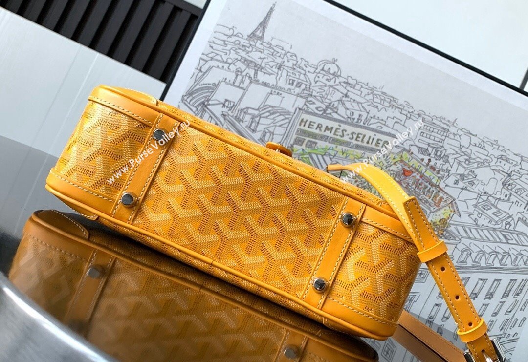 Goyard Vintage Bowling Bag Yellow 2023 GY8036 (ZHANG-231101024)