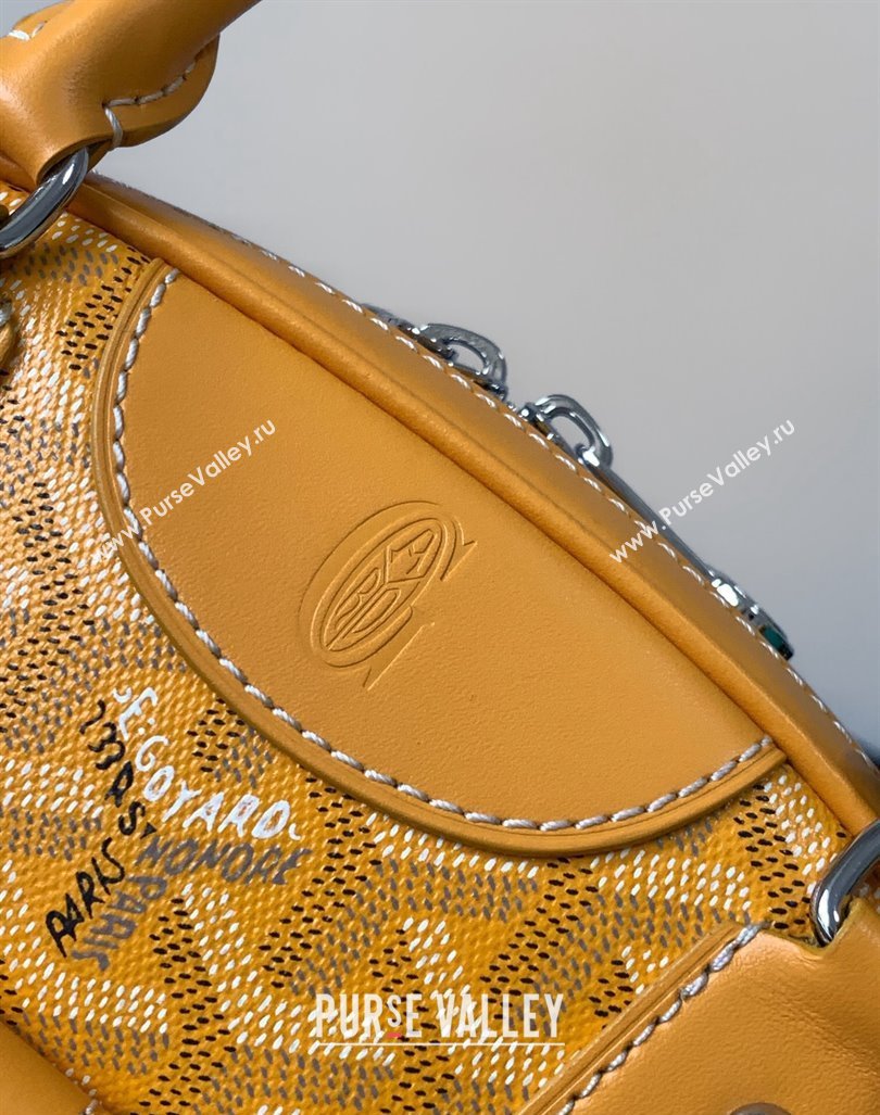 Goyard Vintage Bowling Bag Yellow 2023 GY8036 (ZHANG-231101024)