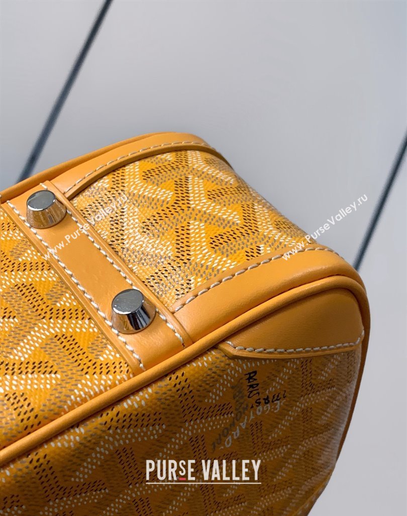 Goyard Vintage Bowling Bag Yellow 2023 GY8036 (ZHANG-231101024)