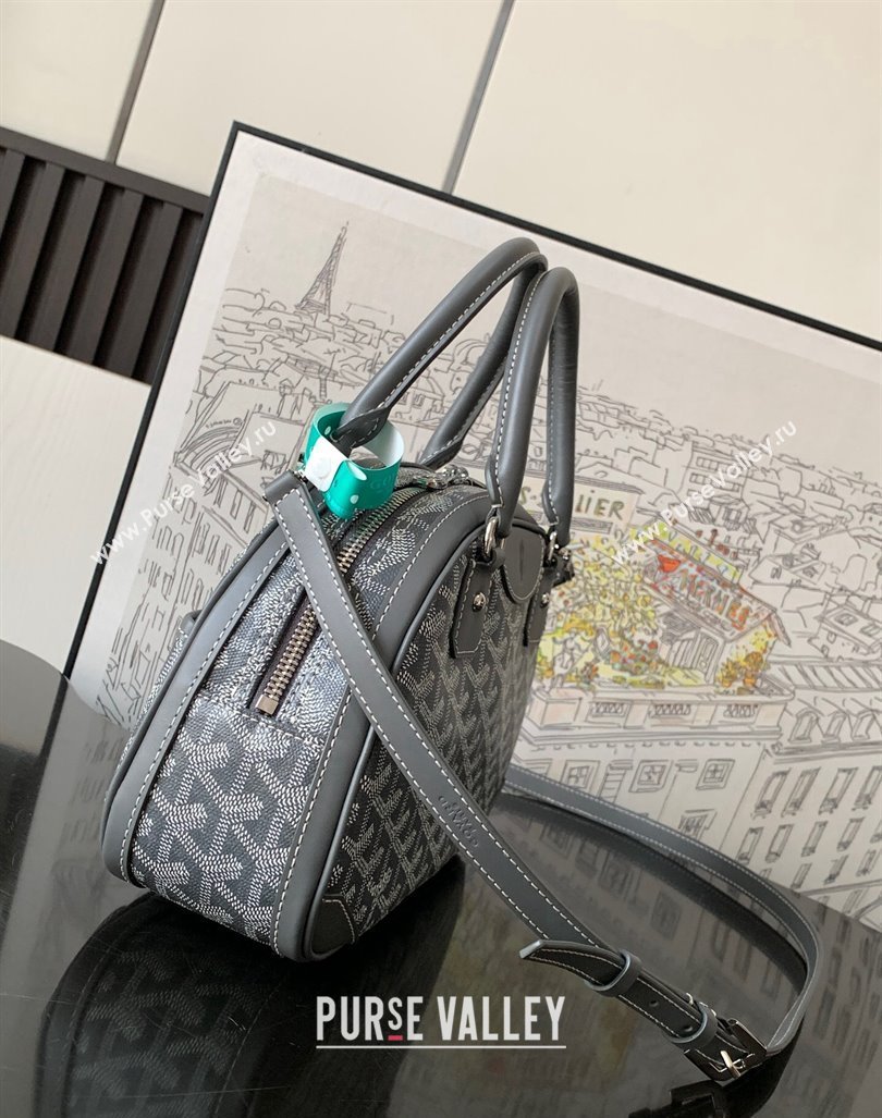 Goyard Vintage Bowling Bag Grey 2023 GY8036 (ZHANG-231101025)