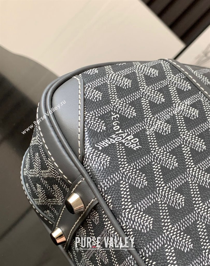 Goyard Vintage Bowling Bag Grey 2023 GY8036 (ZHANG-231101025)