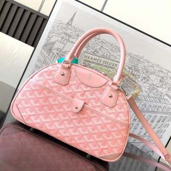 Goyard Vintage Bowling Bag Light Pink 2023 GY8036 (ZHANG-231101026)