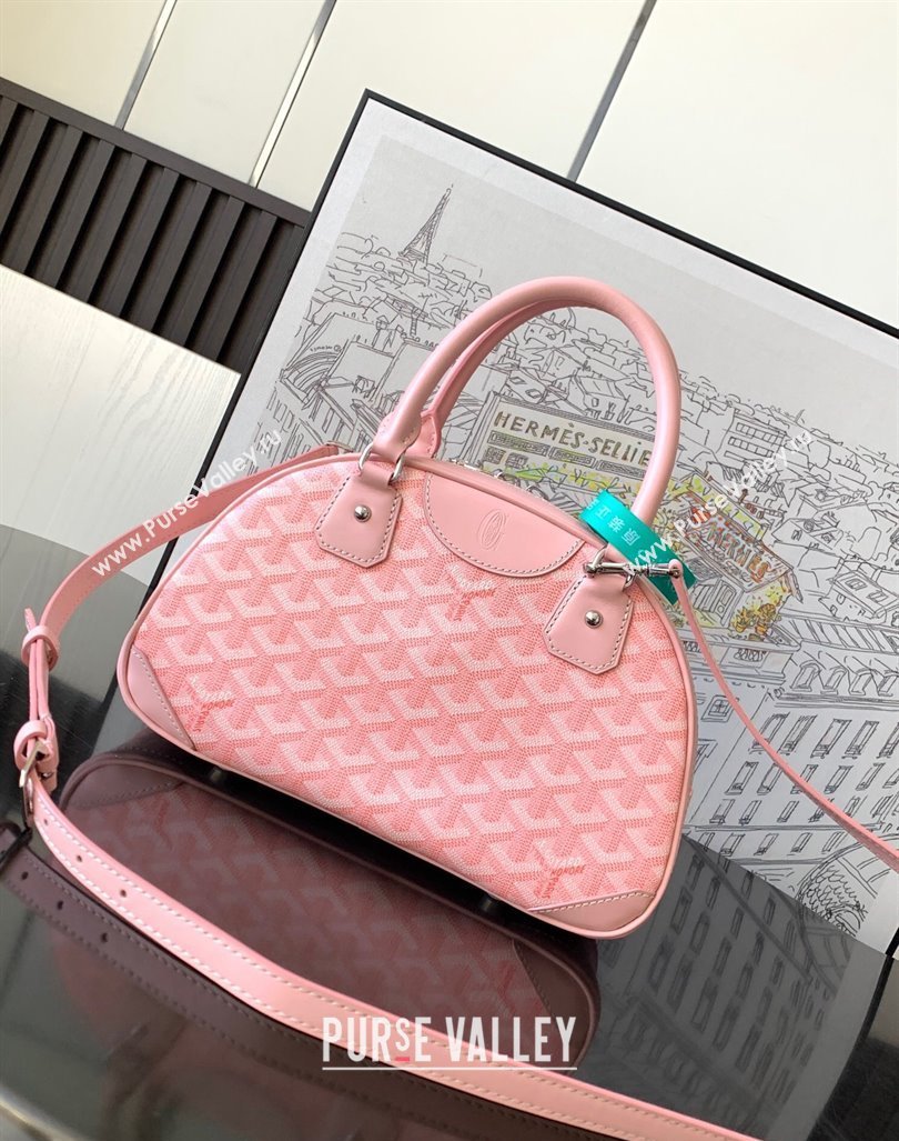 Goyard Vintage Bowling Bag Light Pink 2023 GY8036 (ZHANG-231101026)