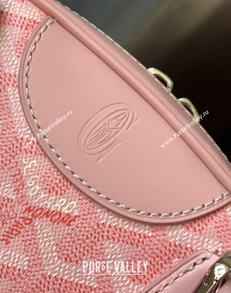 Goyard Vintage Bowling Bag Light Pink 2023 GY8036 (ZHANG-231101026)