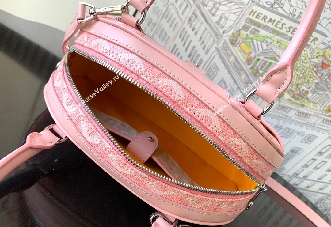 Goyard Vintage Bowling Bag Light Pink 2023 GY8036 (ZHANG-231101026)