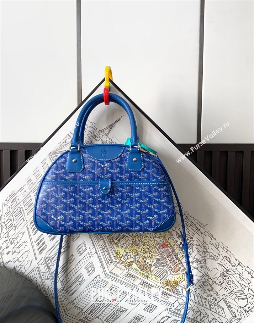 Goyard Vintage Bowling Bag Sky Blue 2023 GY8036 (ZHANG-231101027)