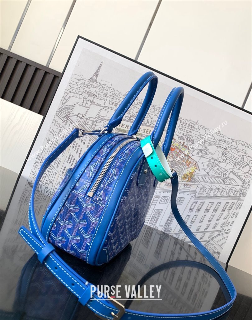 Goyard Vintage Bowling Bag Sky Blue 2023 GY8036 (ZHANG-231101027)